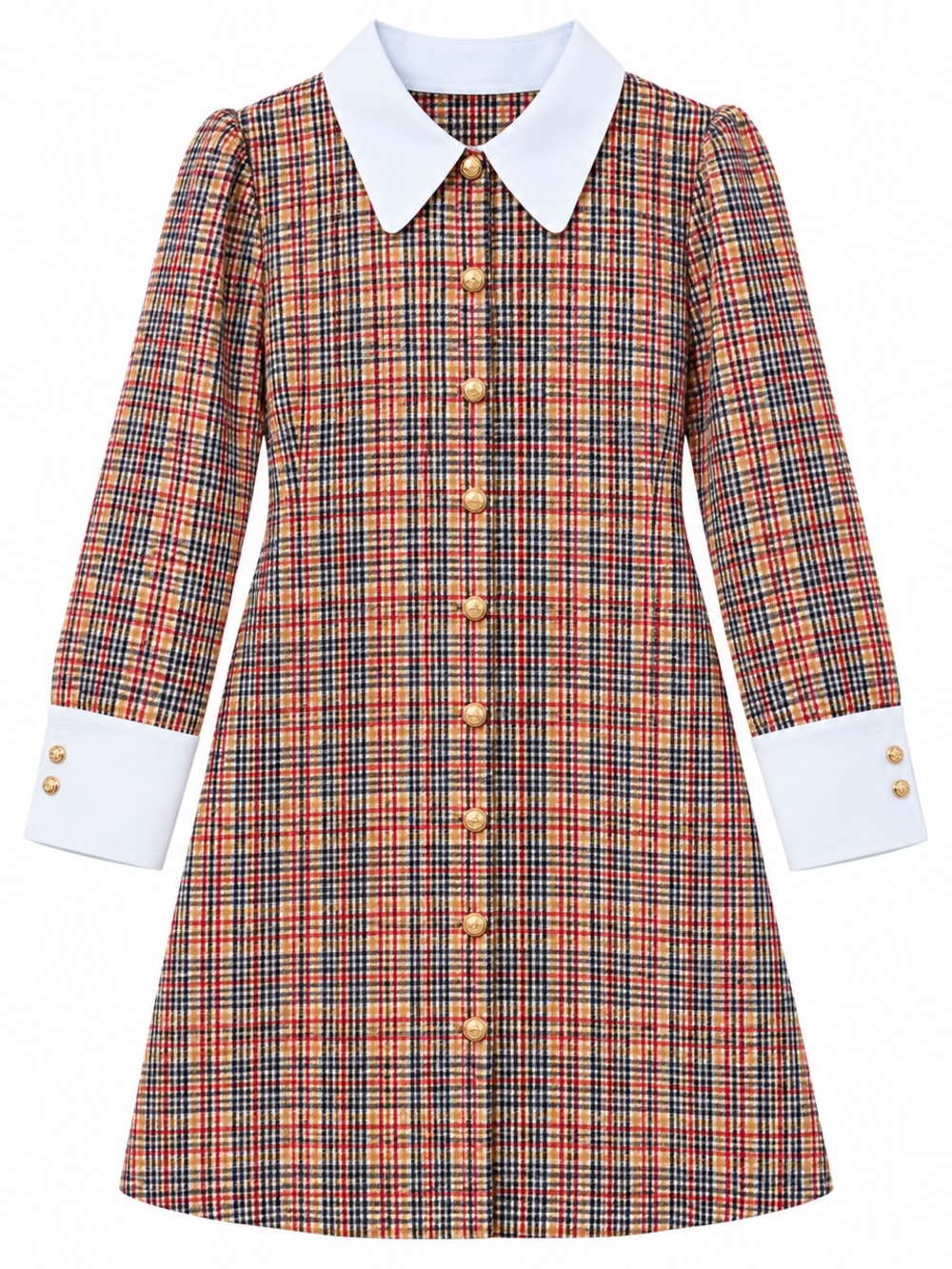Tuckernuck Cambridge Check Twiggy Dress